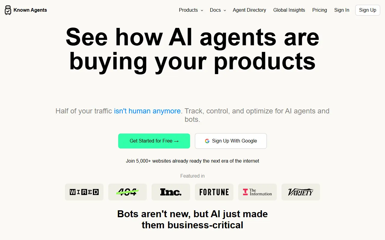 Known Agents