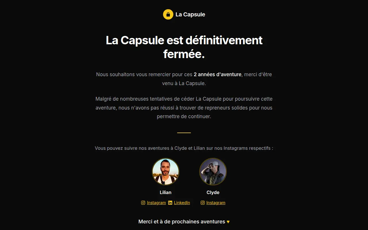 LA CAPSULE