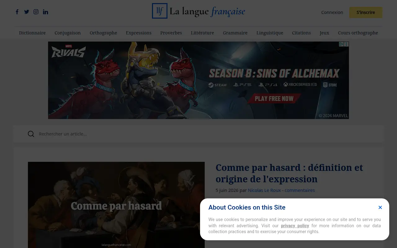 La langue française
