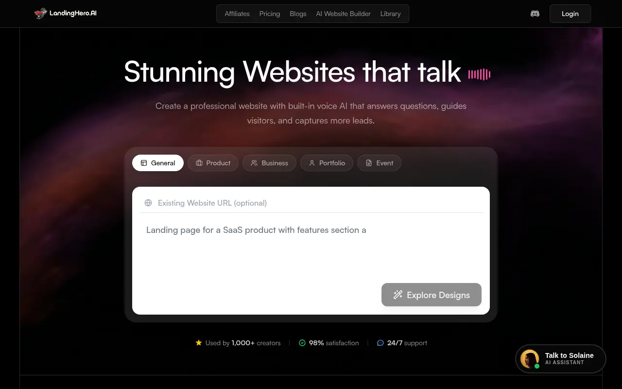 LandingHero.AI