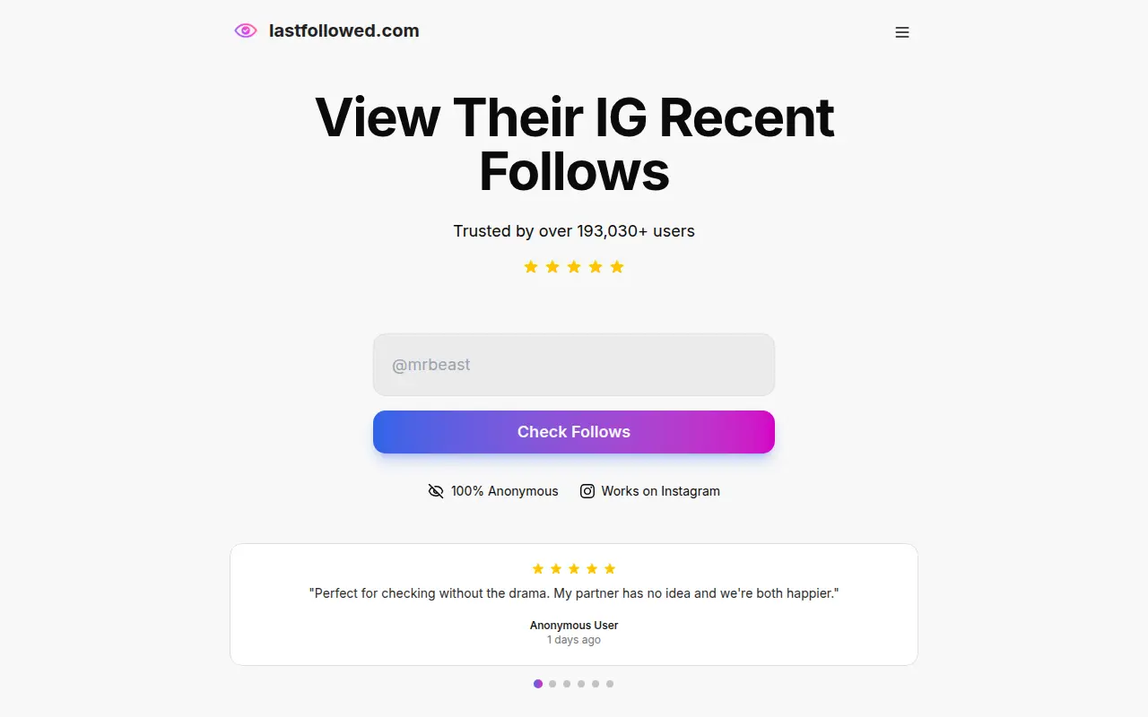 Last Followed