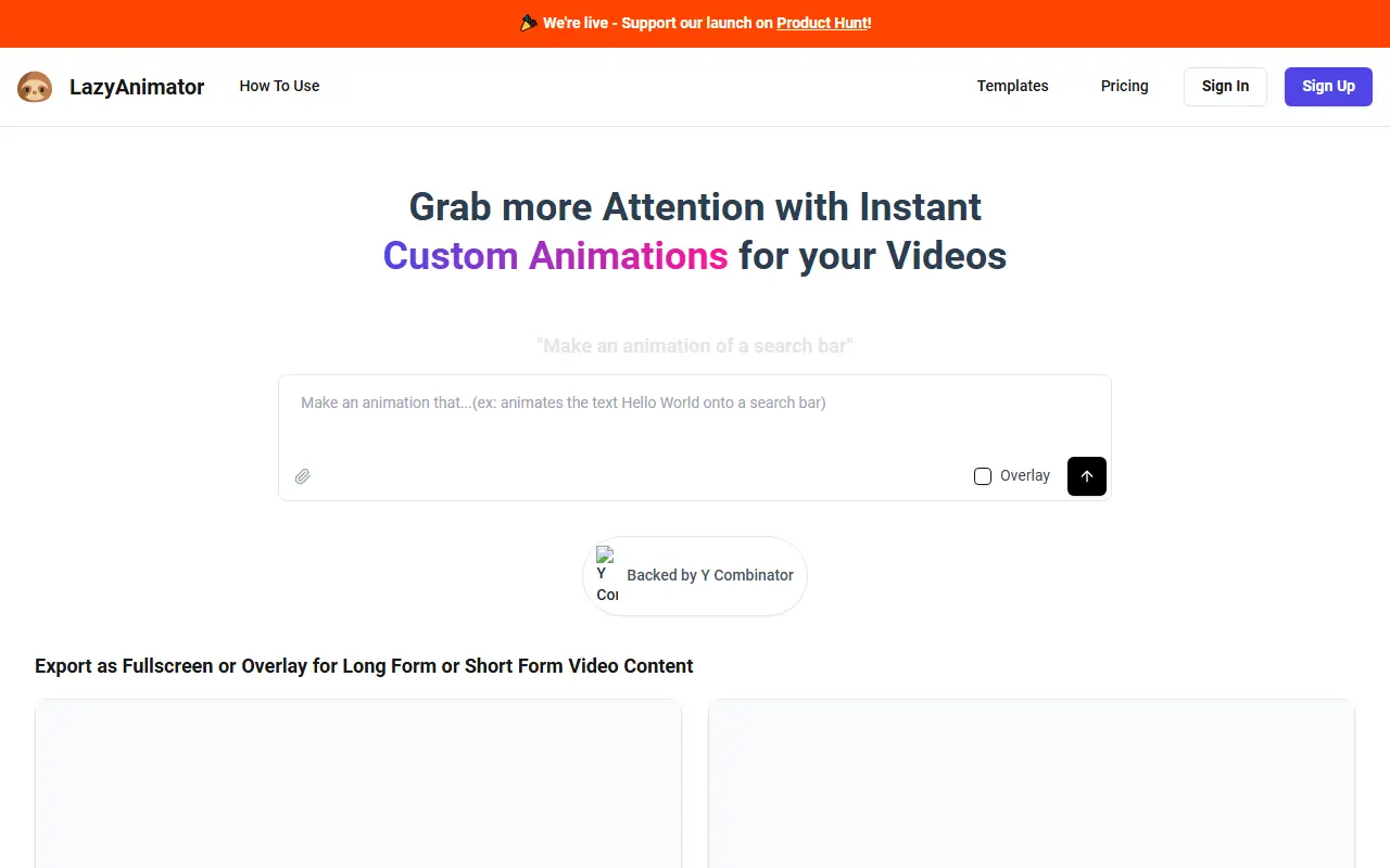 LazyAnimator (YC W23)