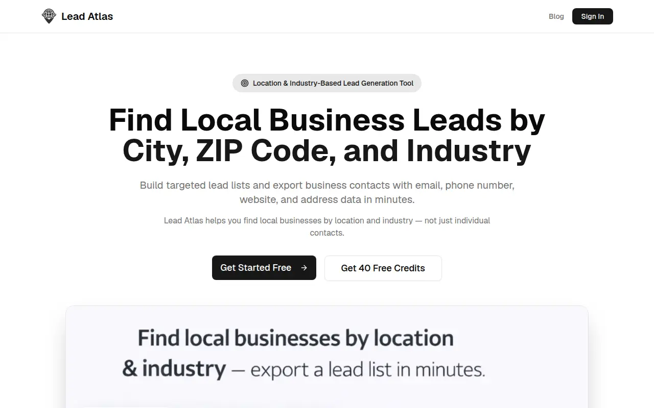 Lead Atlas