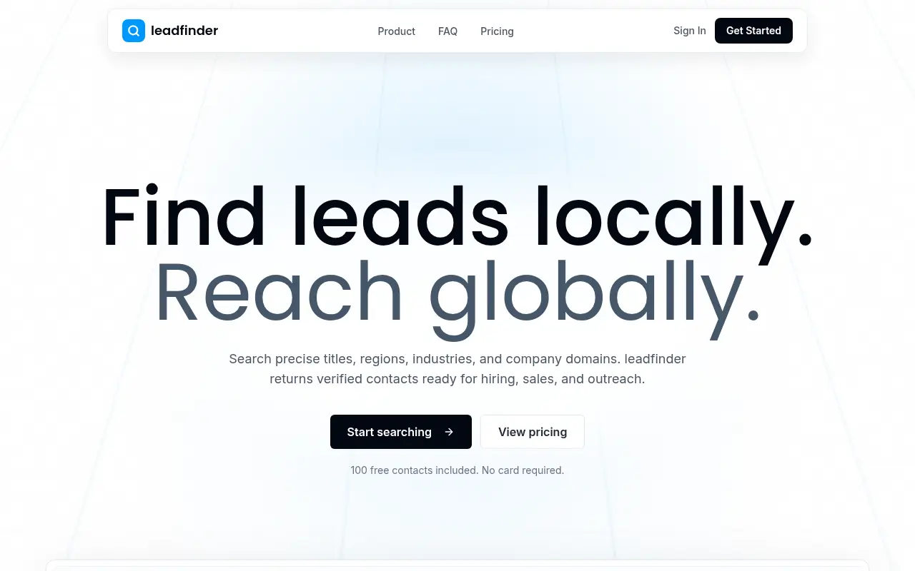 leadfinder