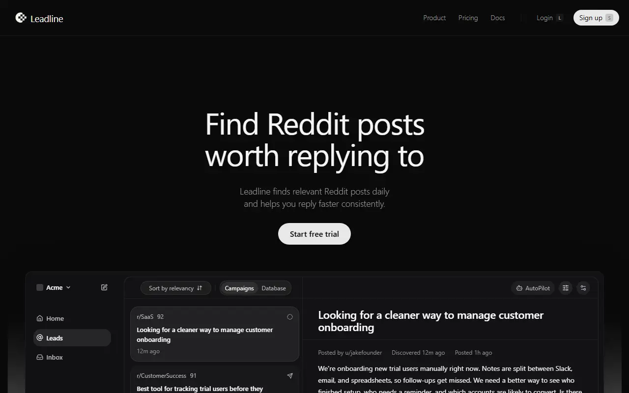 Leadline