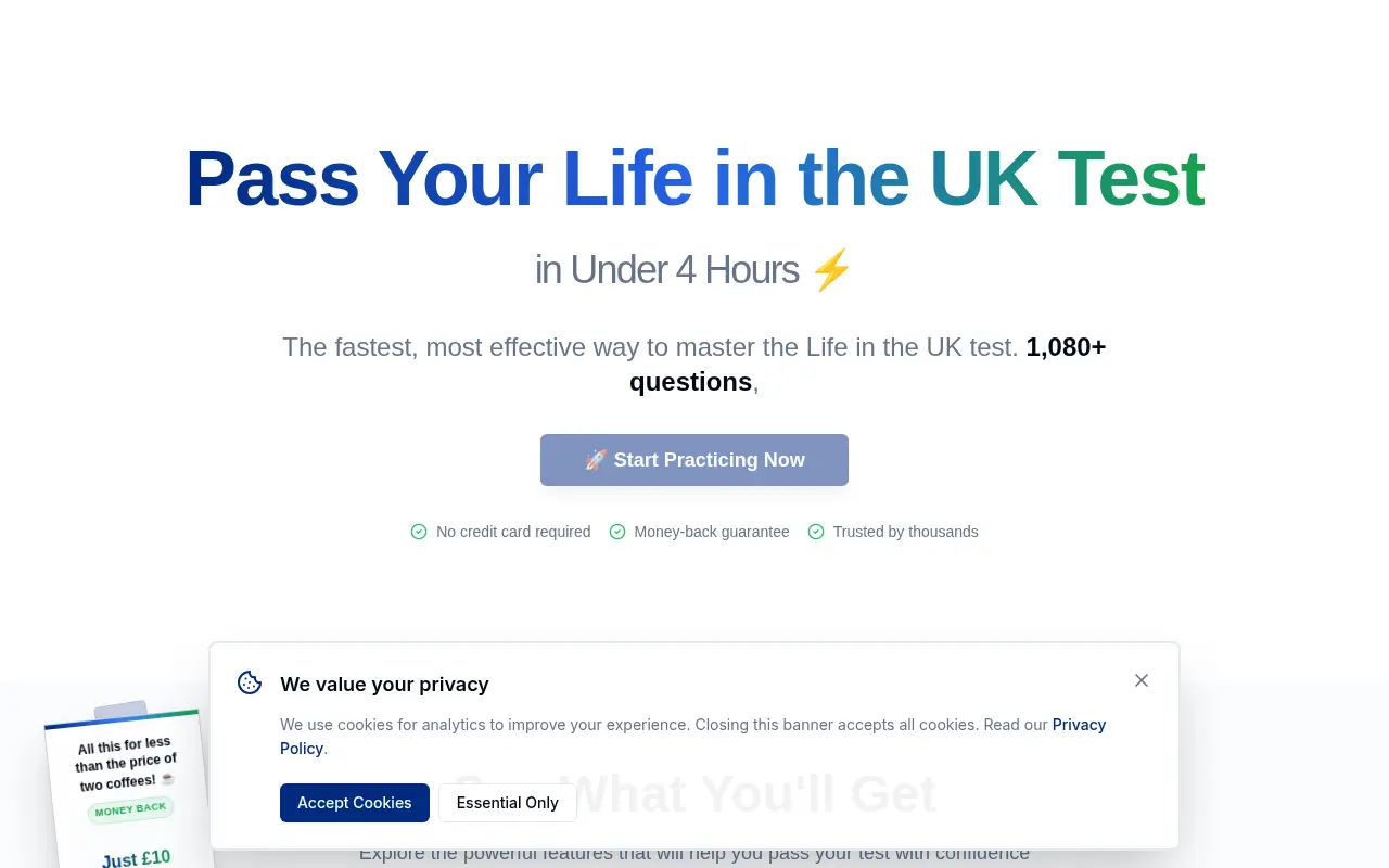 Life in the UK Pass Plus
