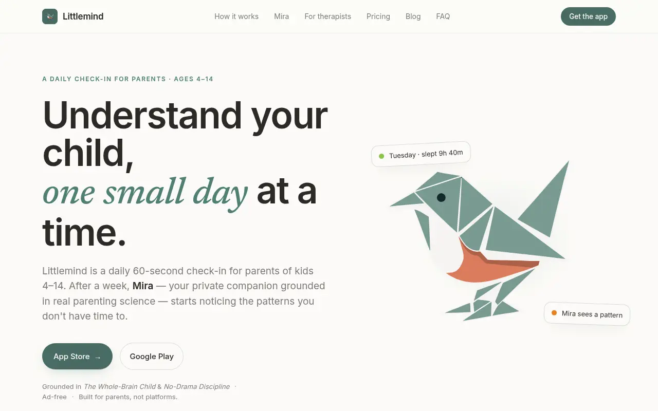 Littlemind - Understand Your Child.