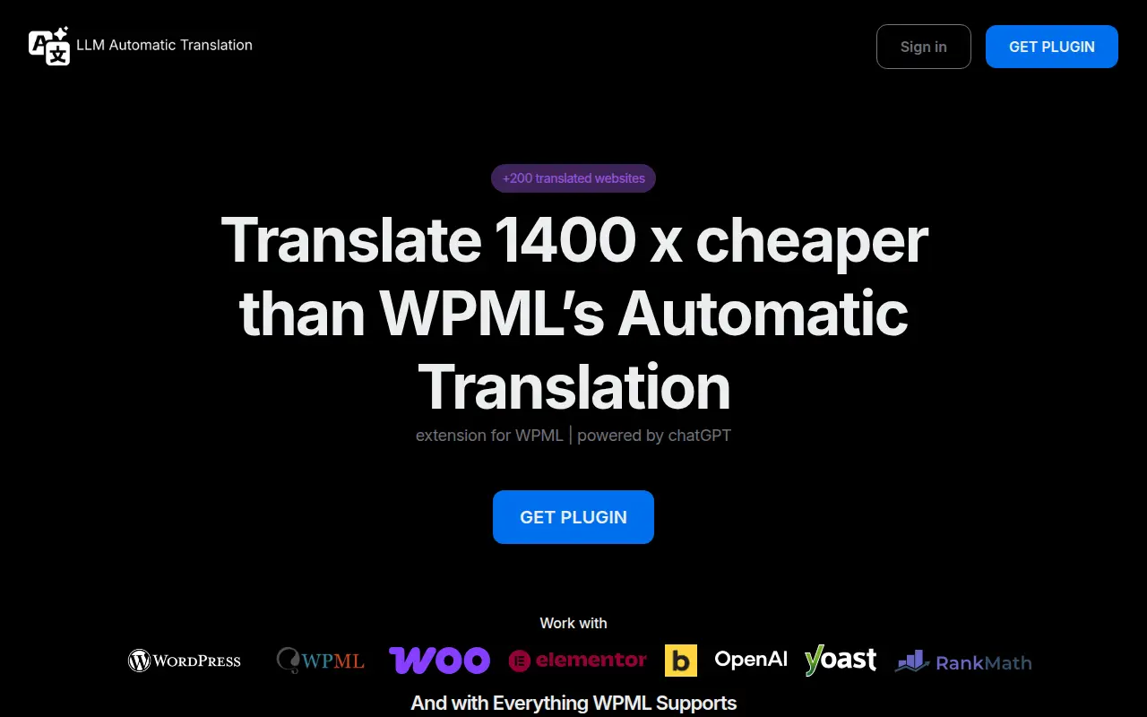 LLM Automatic Translation