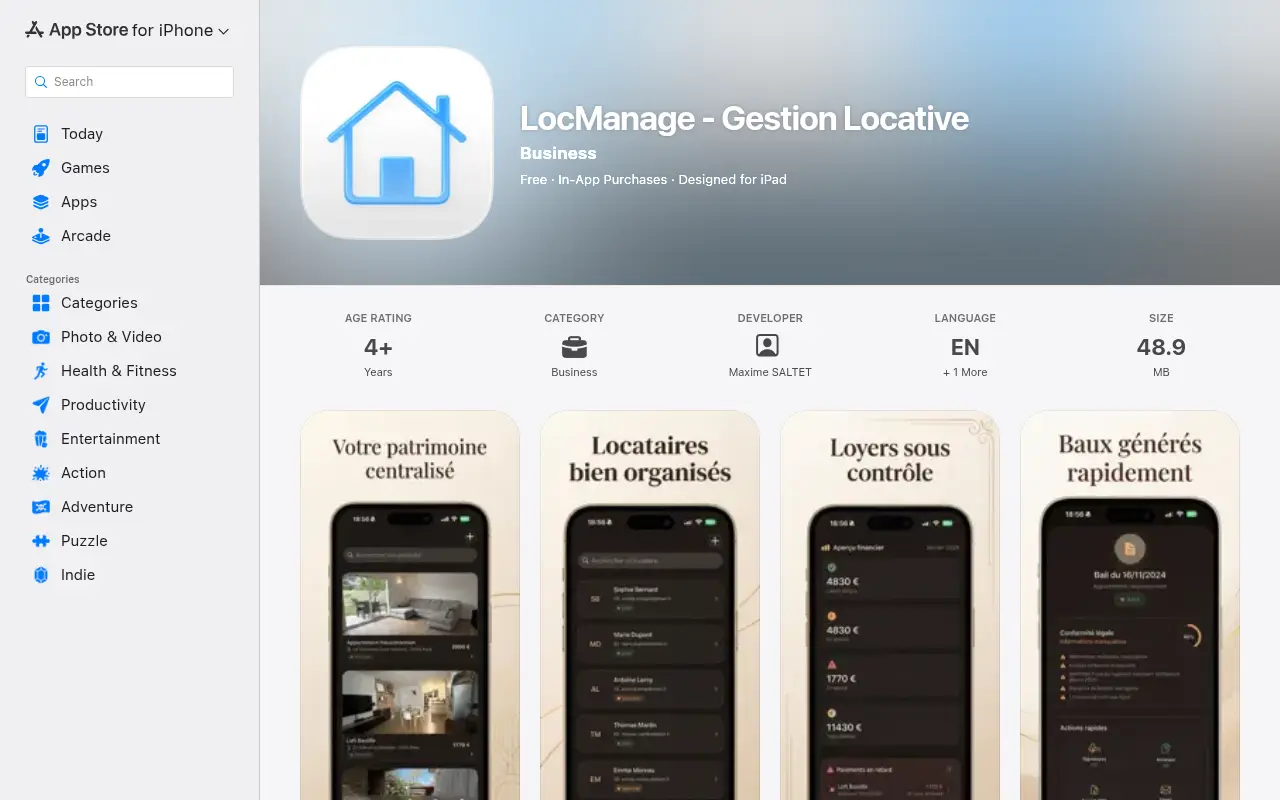 LocManage - Gestion Locative
