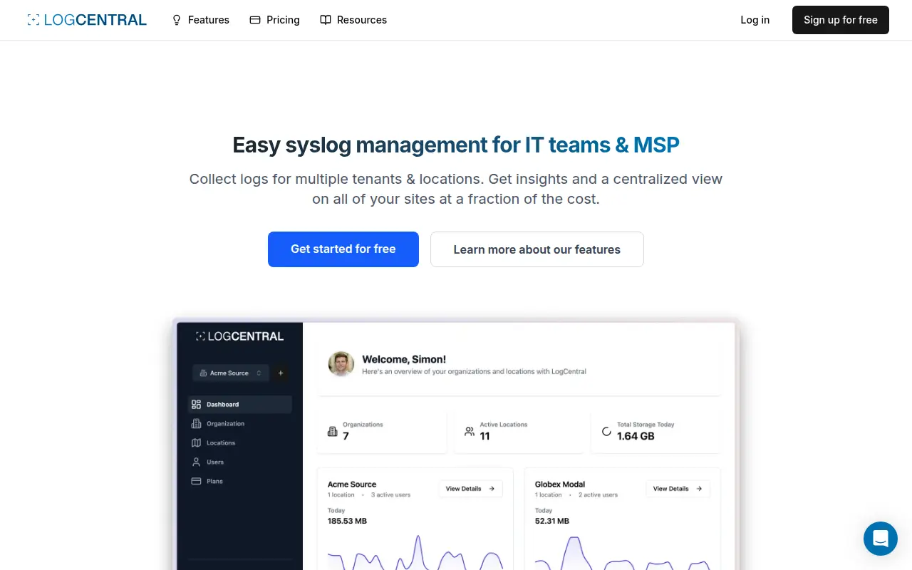 LogCentral.io