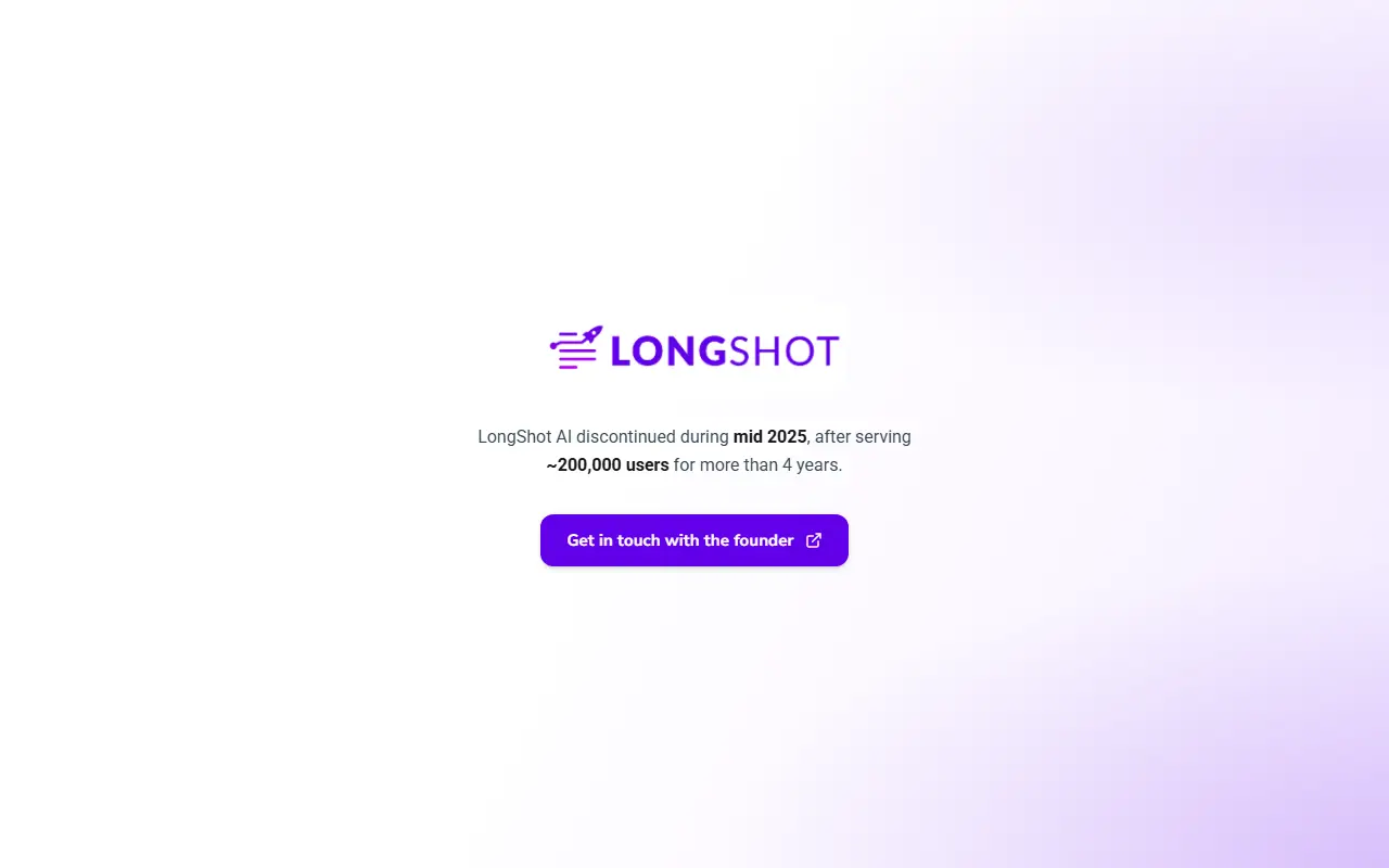 LongShot AI — 2.0