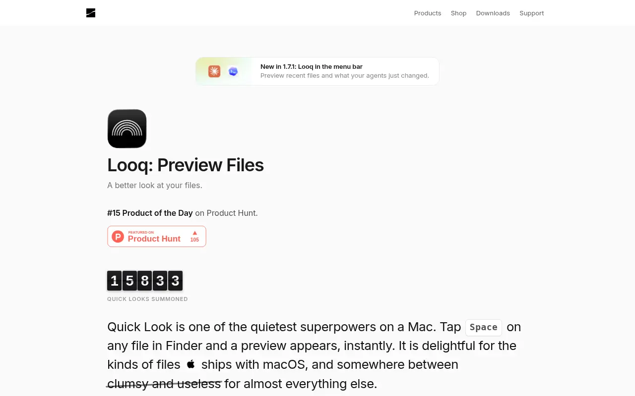 Looq: Preview Files