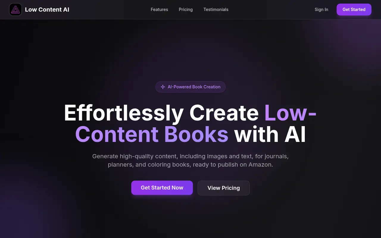 Low Content AI