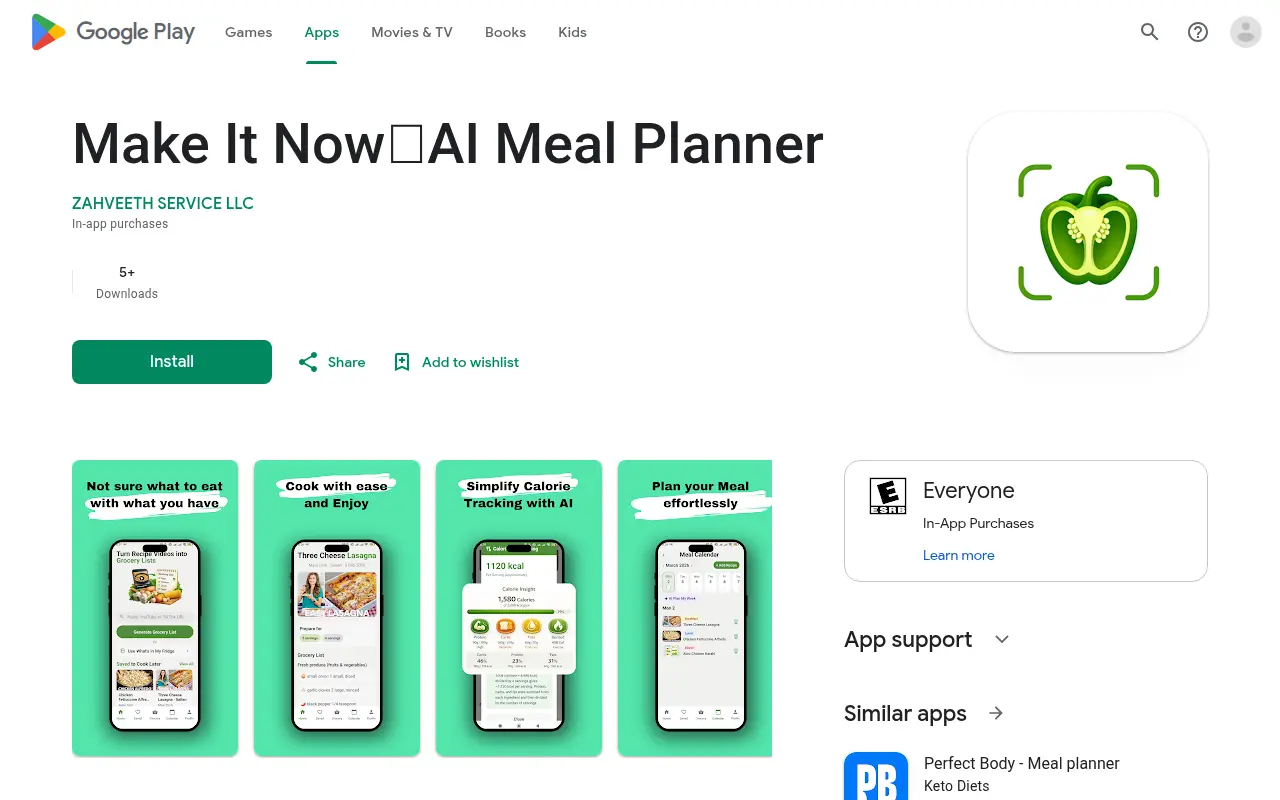 Make It Now - AI Meal PLanner