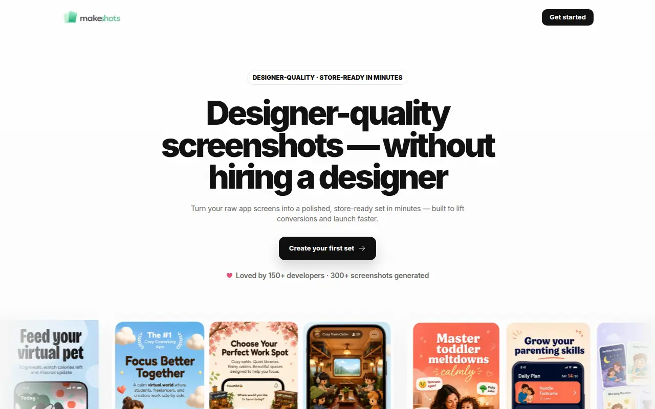 MakeShots - Appstore Screenshots