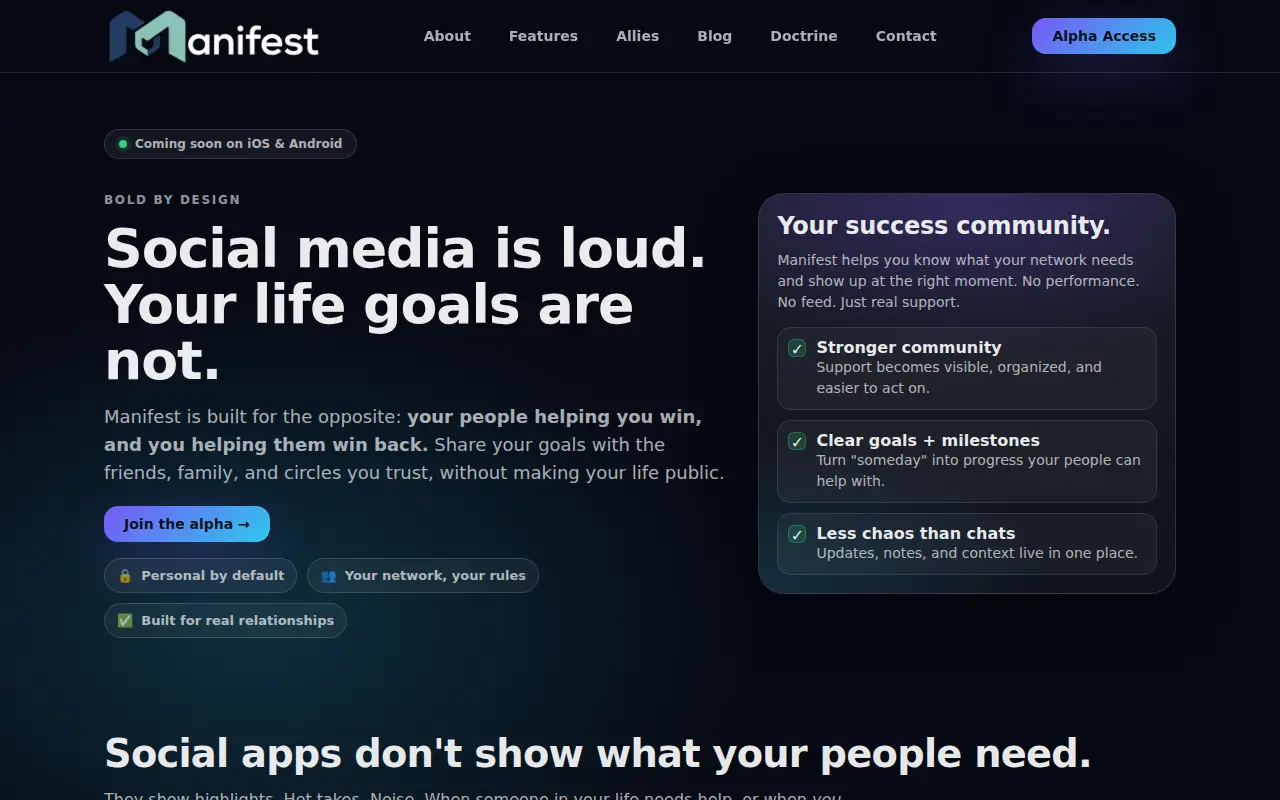 Manifest