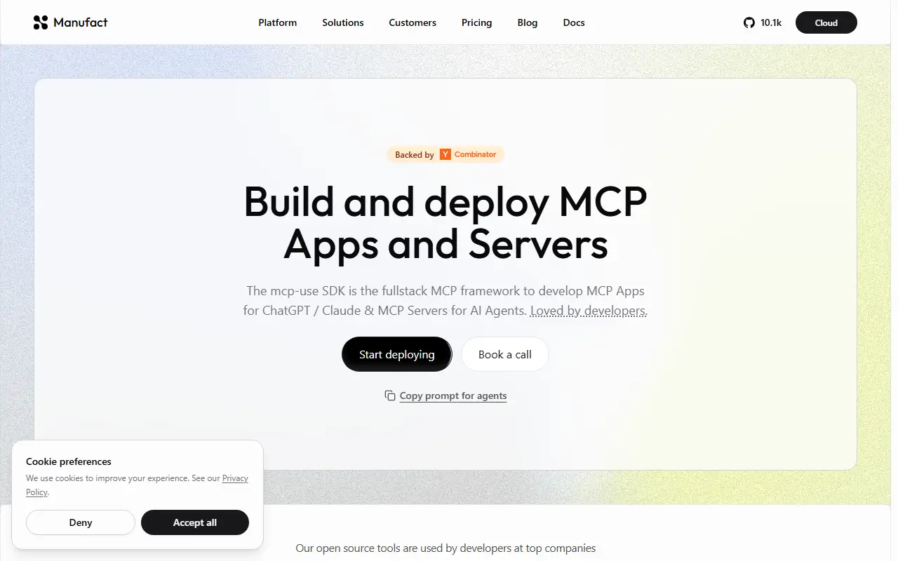 Manufact (formerly mcp-use)
