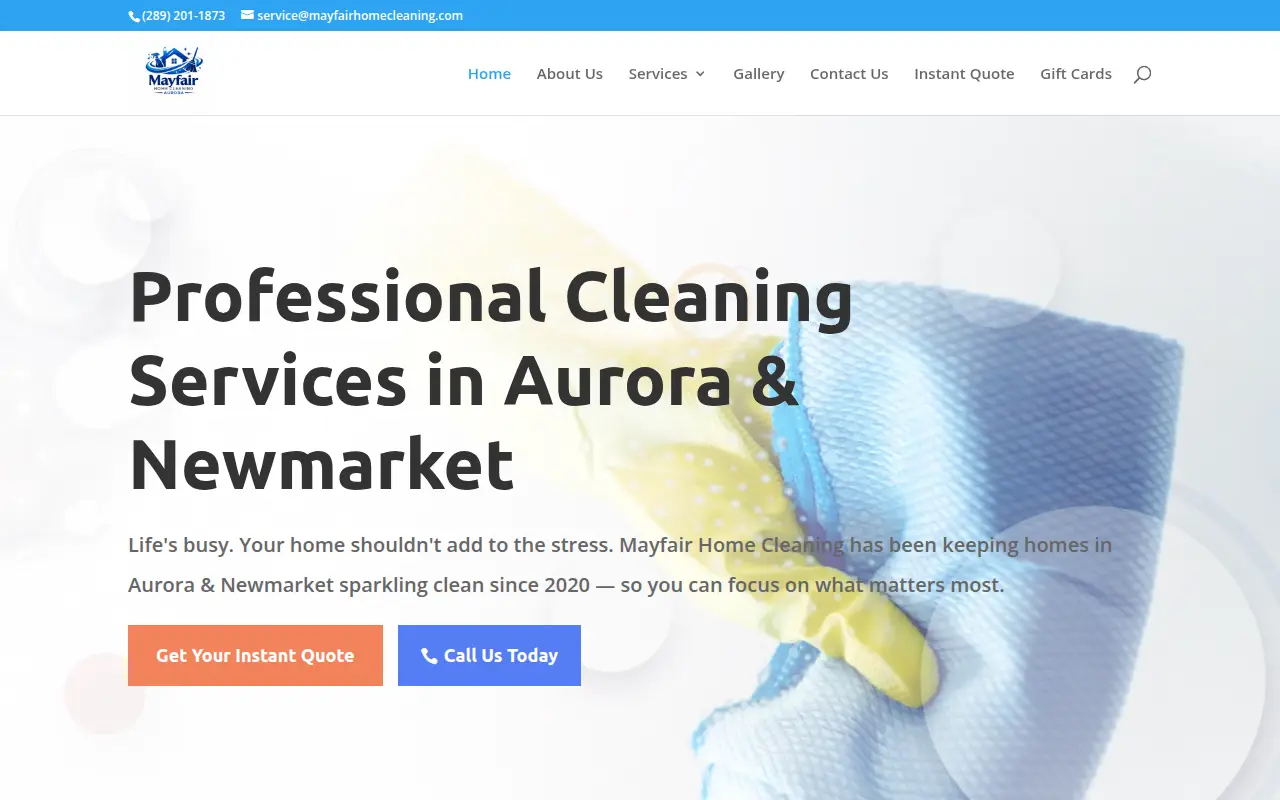 Mayfair Home Cleaning – Aurora, Newmarket, King & Bradford | York Region, ON
