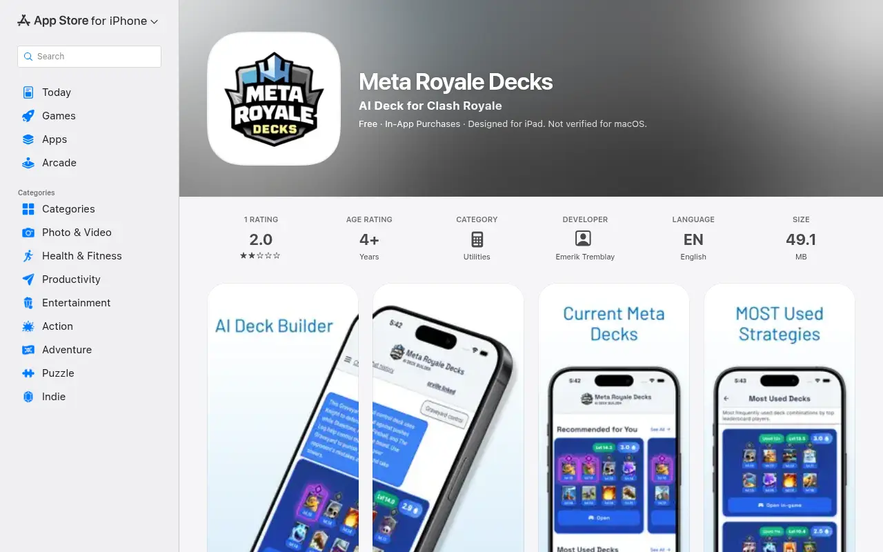 Meta Royale Decks