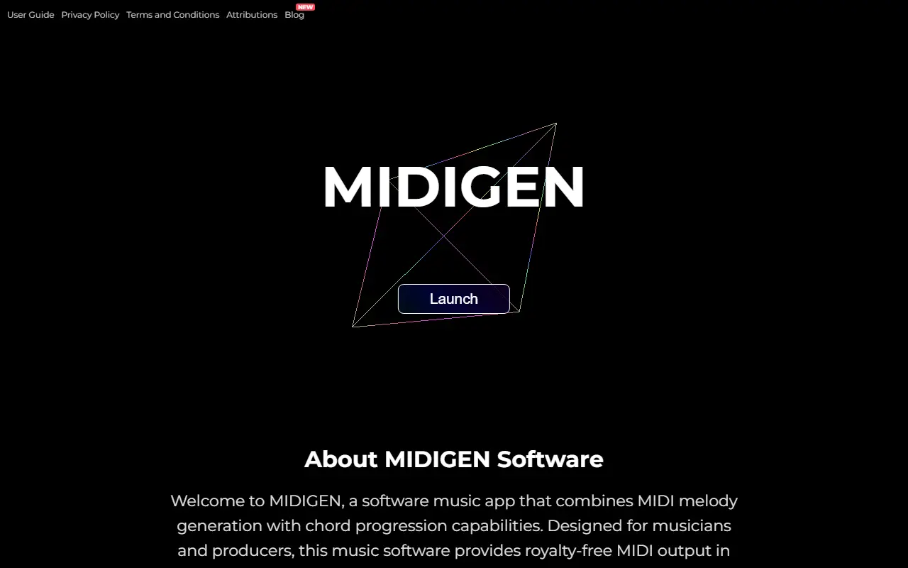 MIDIGEN: Melody Generator