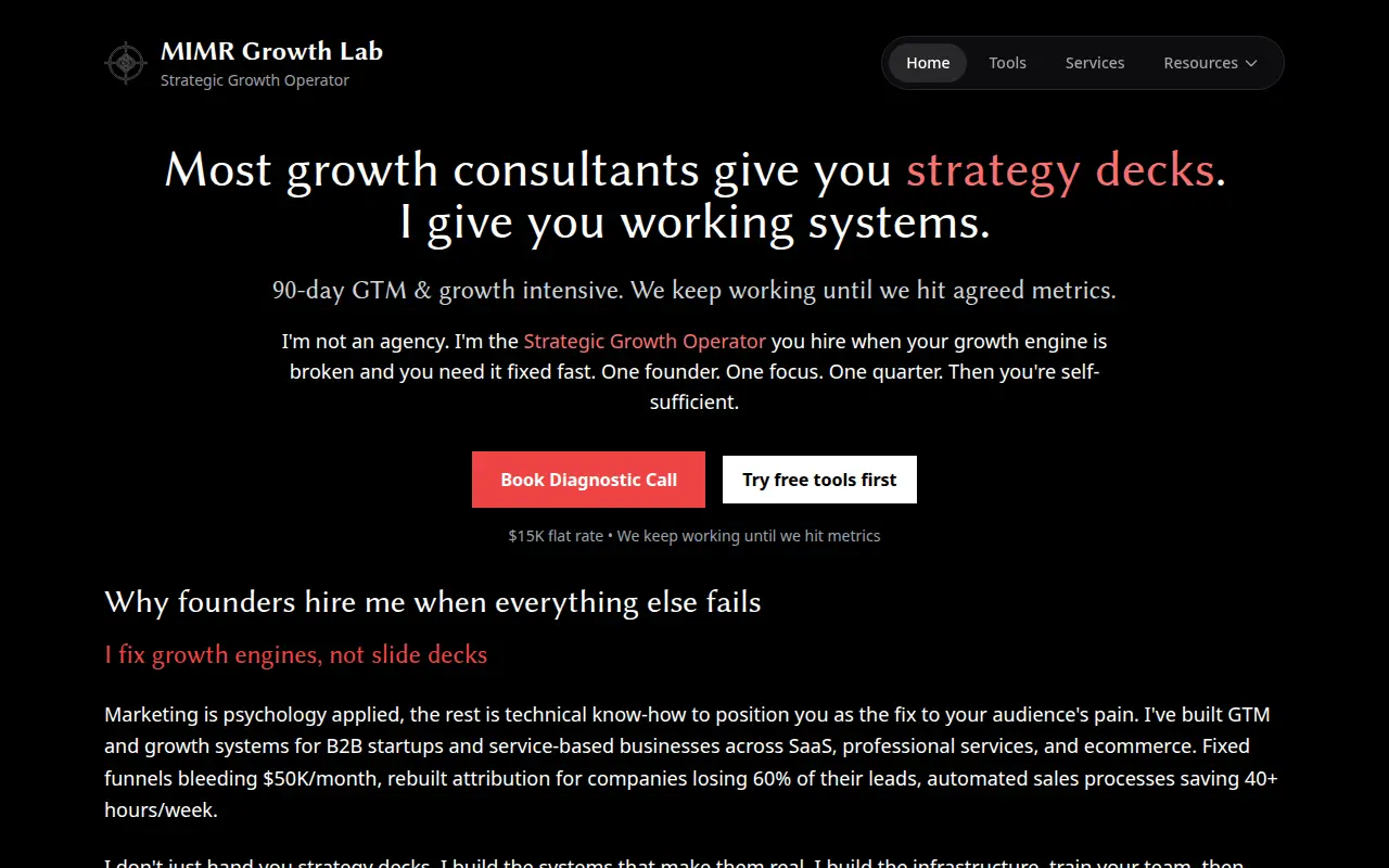 MIMR Growth Lab