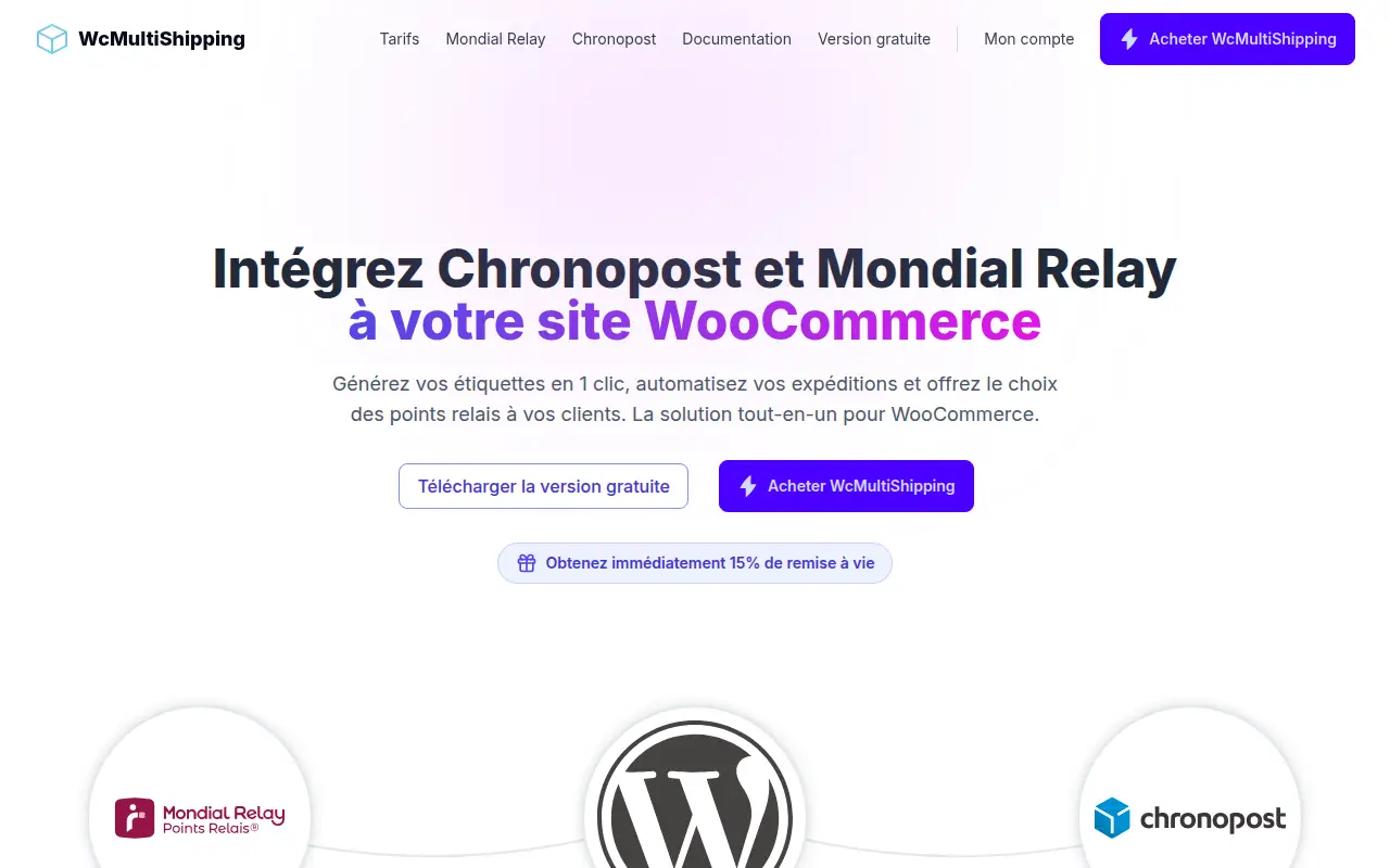 Mondial Relay WooCommerce - WcMultiShipping