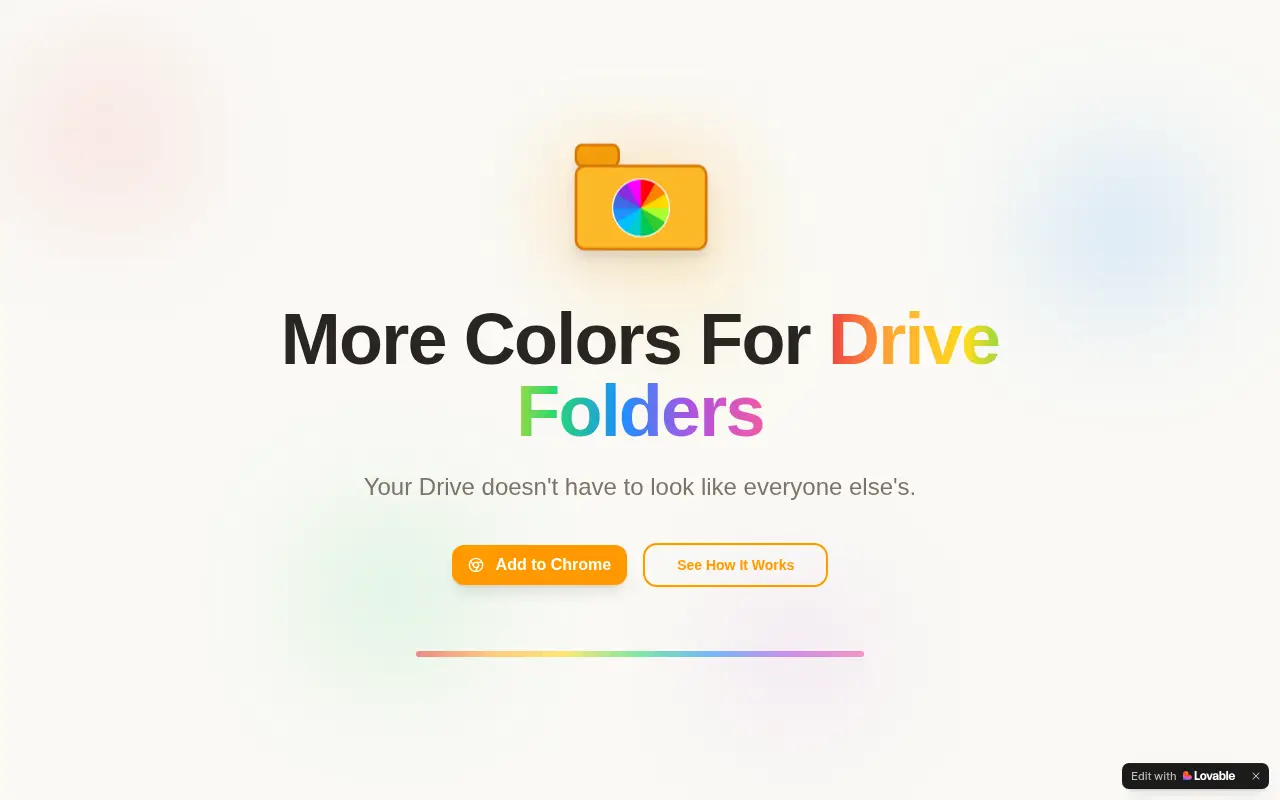 More Colors For Drive Folders