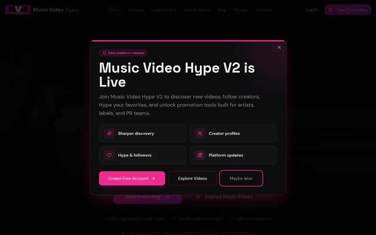 Music Video Hype