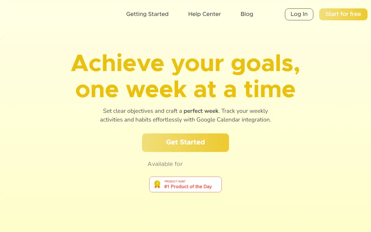 My Good Week