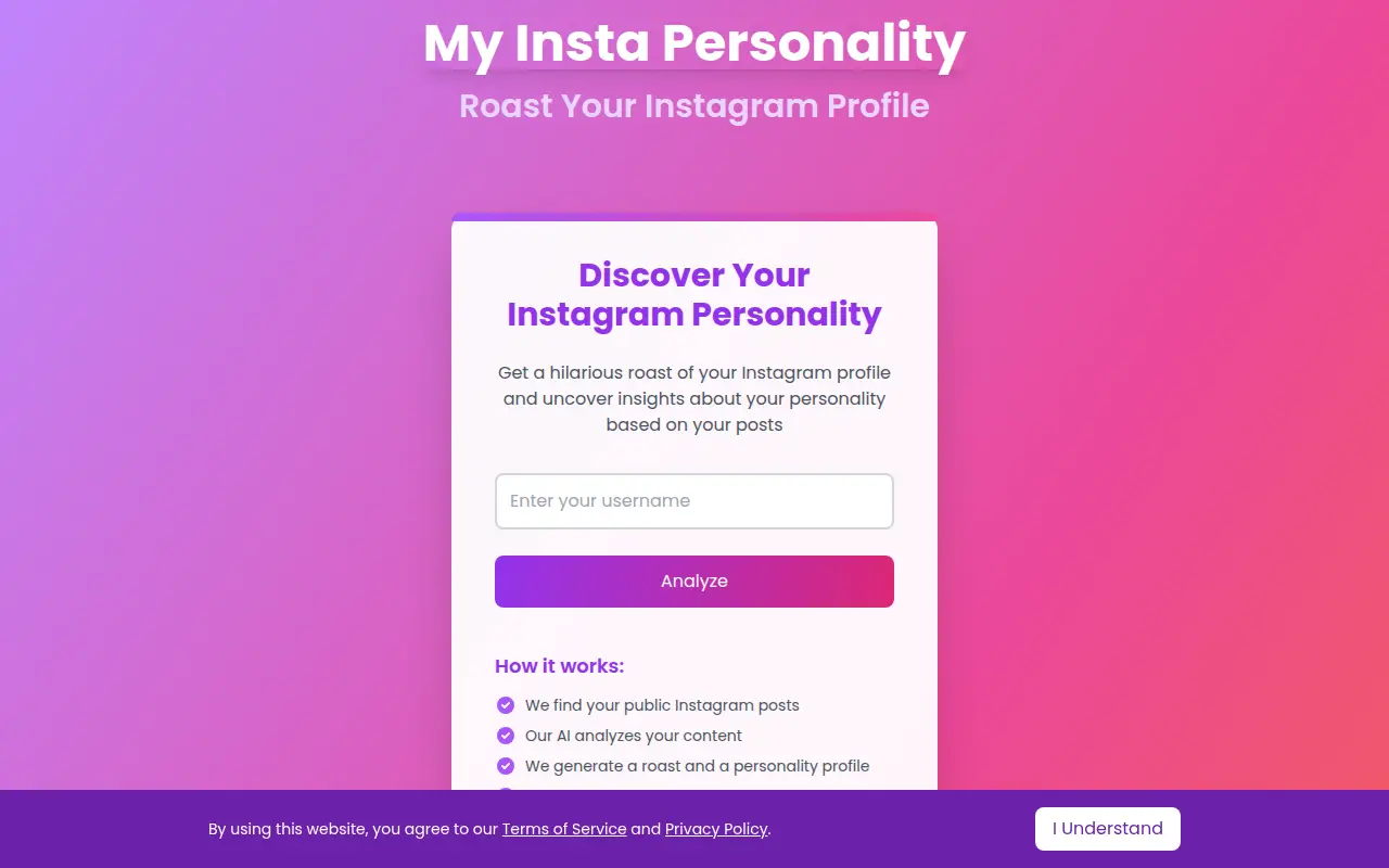 My Insta Personality