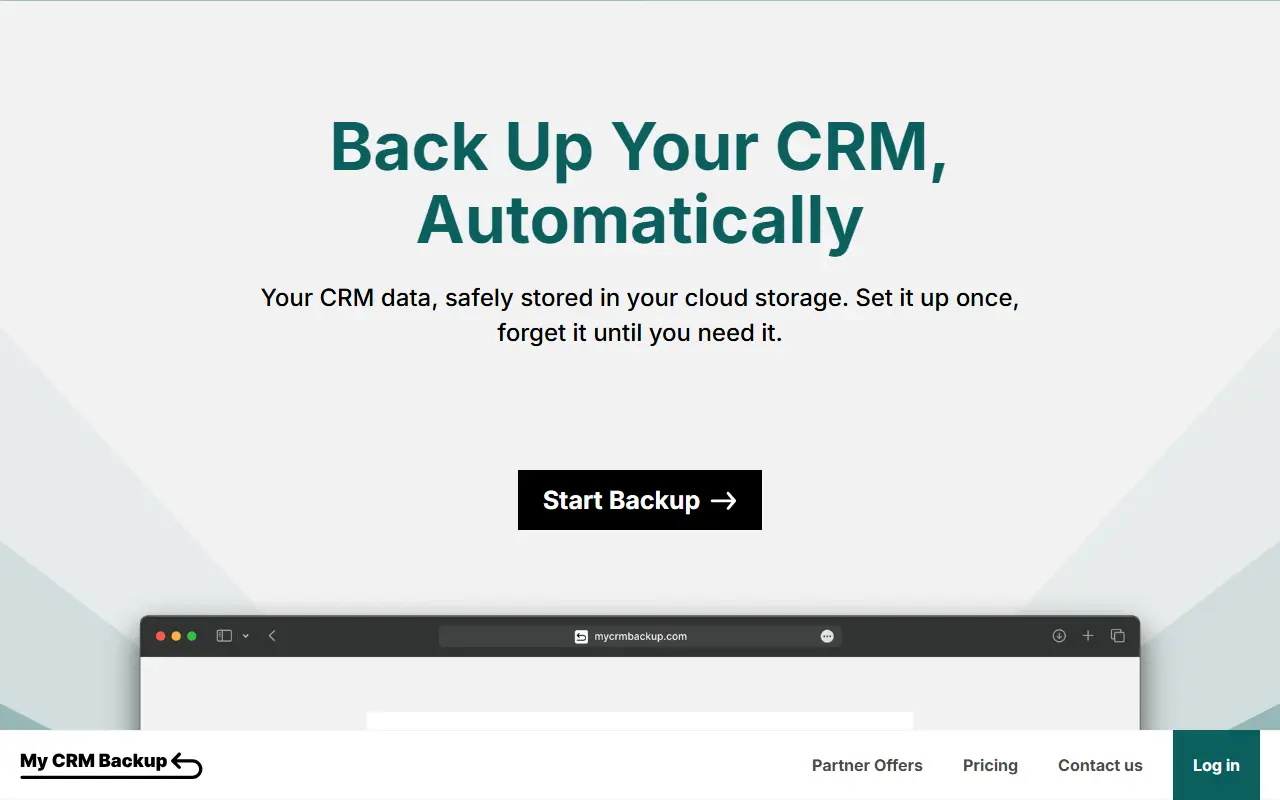 MyCRMBackup