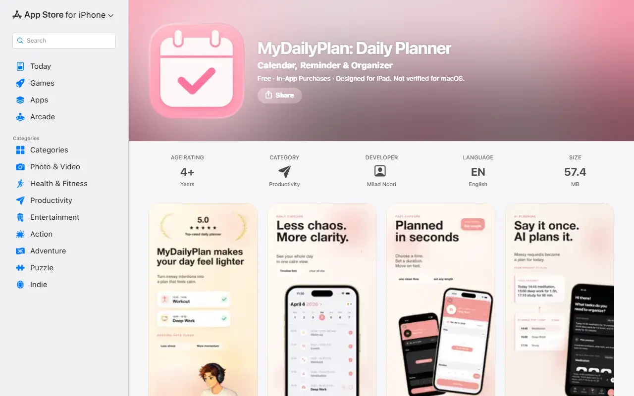MyDailyPlanner