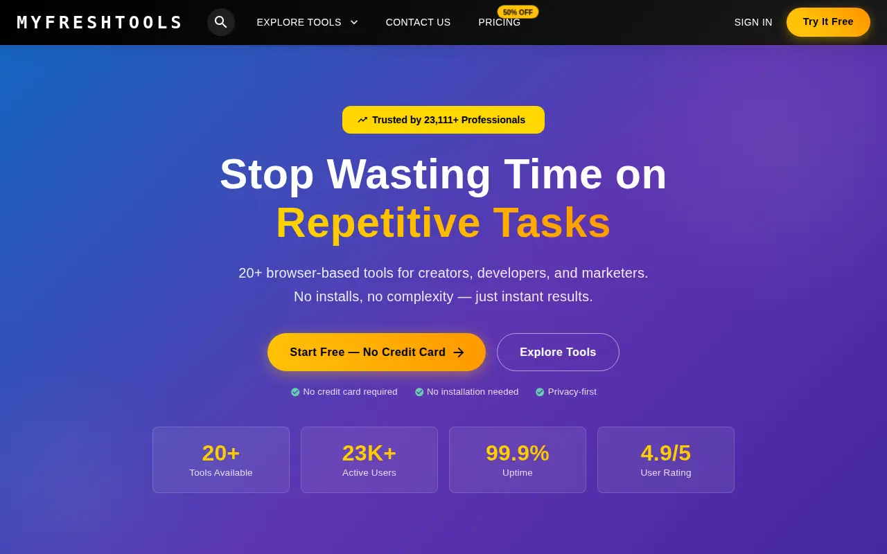 MyFreshTools