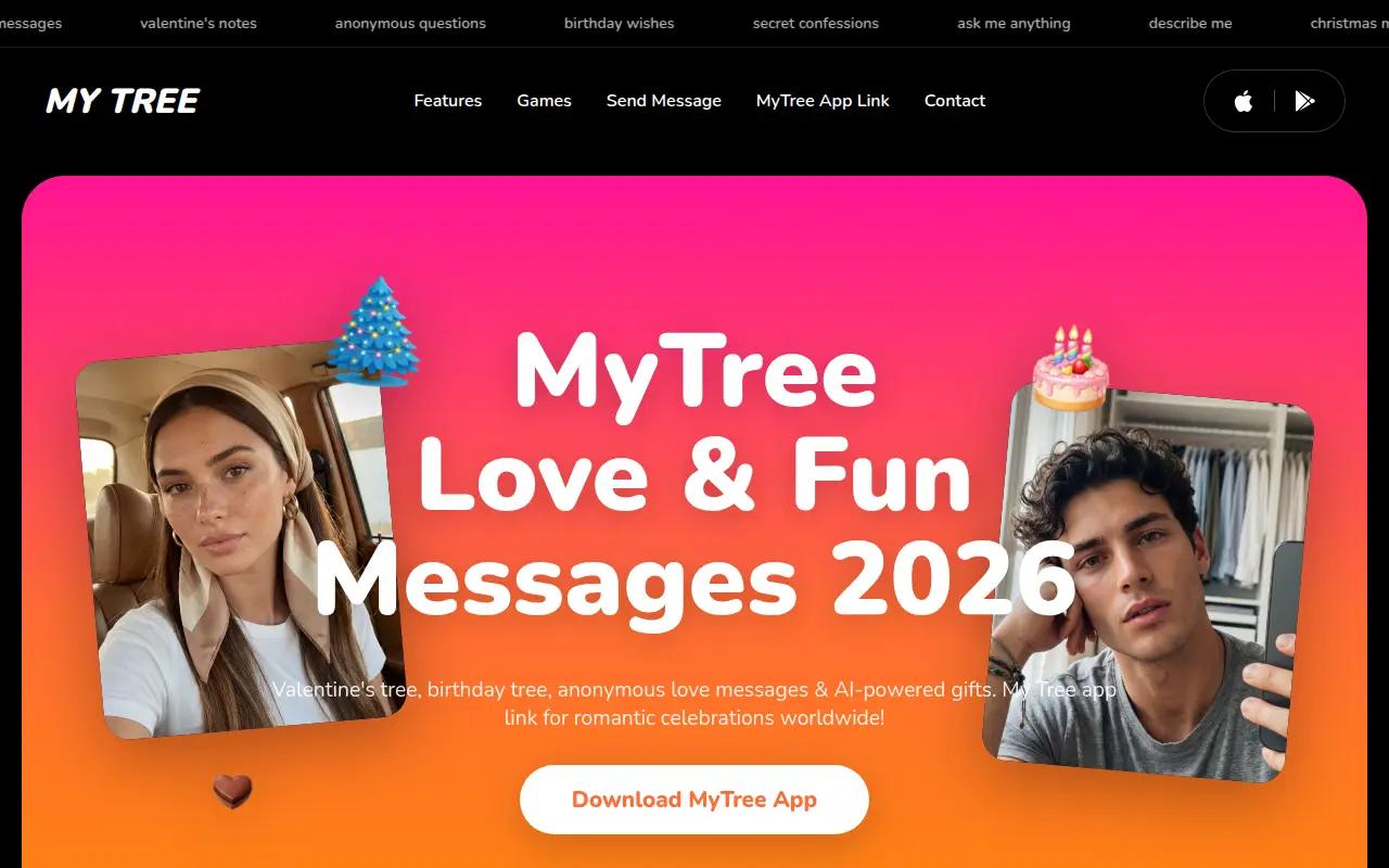 MyTree: Anonymous Messages & Gifts