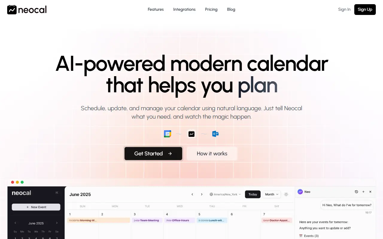Neocal - AI Calendar