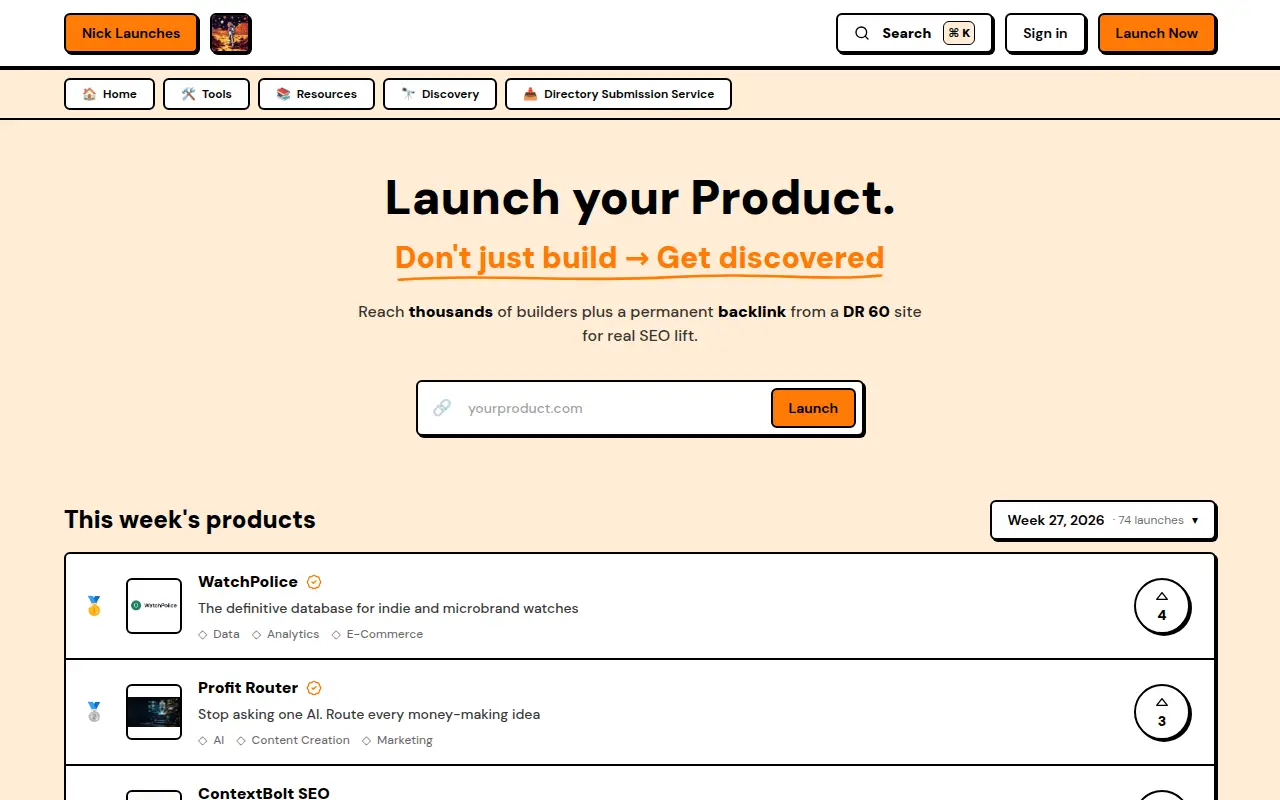 Nick Launches