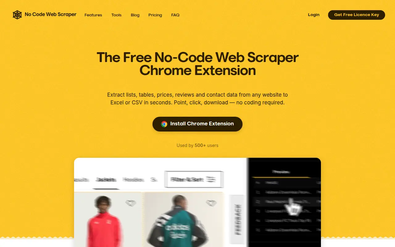 No Code Web Scraper