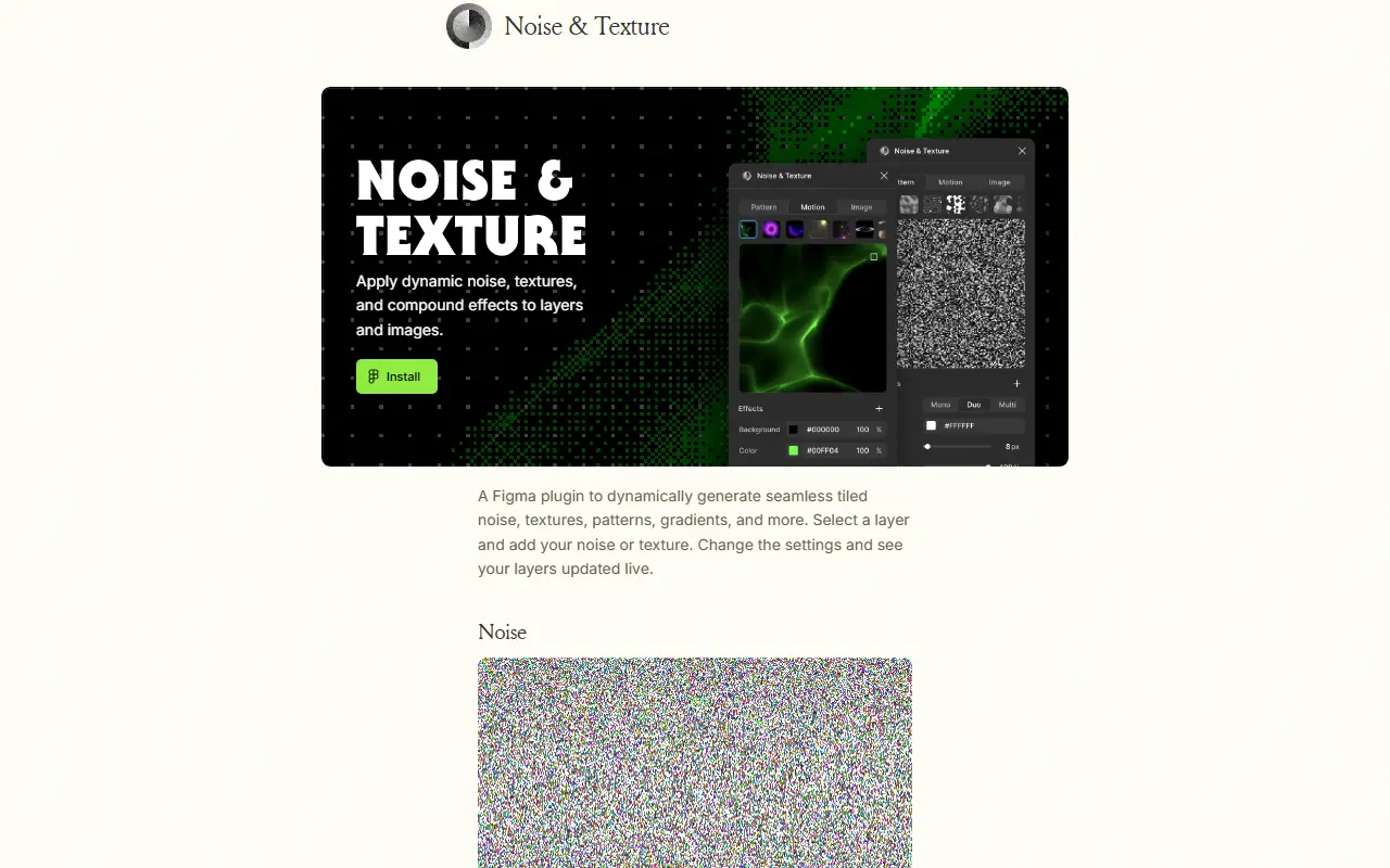 Noise & Texture 2.0