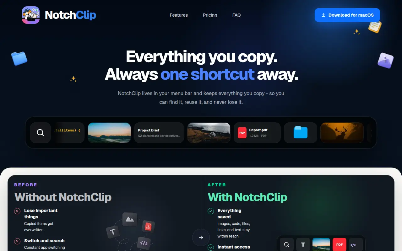 Notchclip