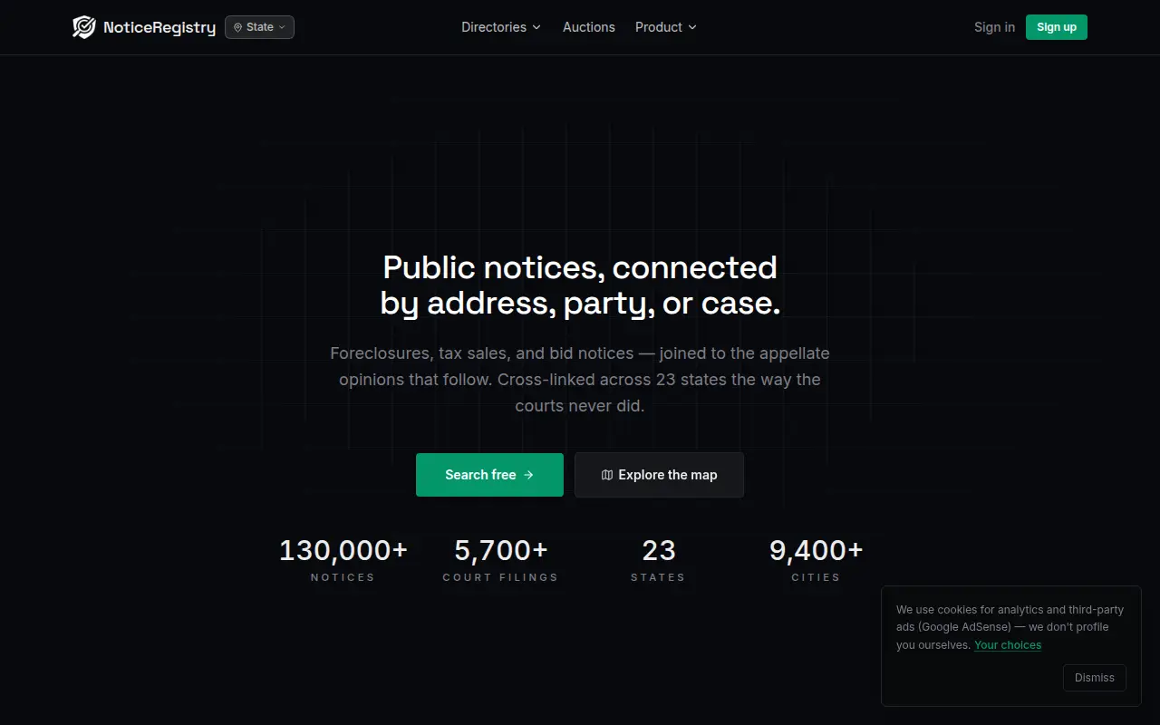 NoticeRegistry