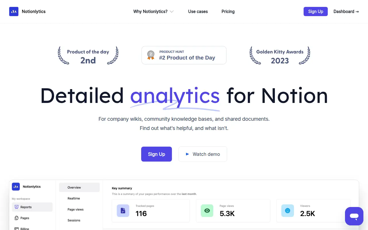 Notionlytics