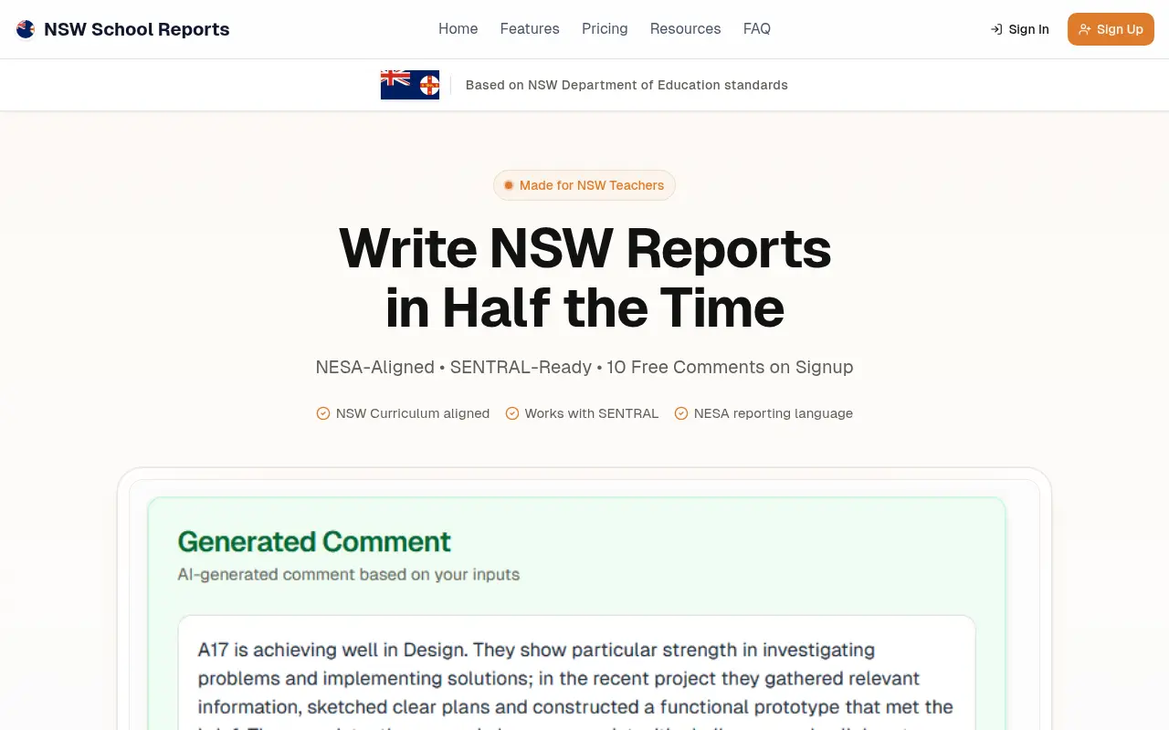 NSW School Reports