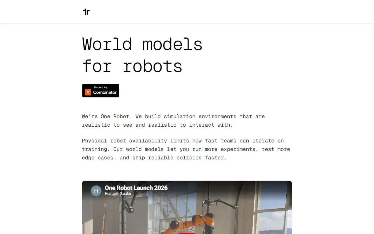 One Robot