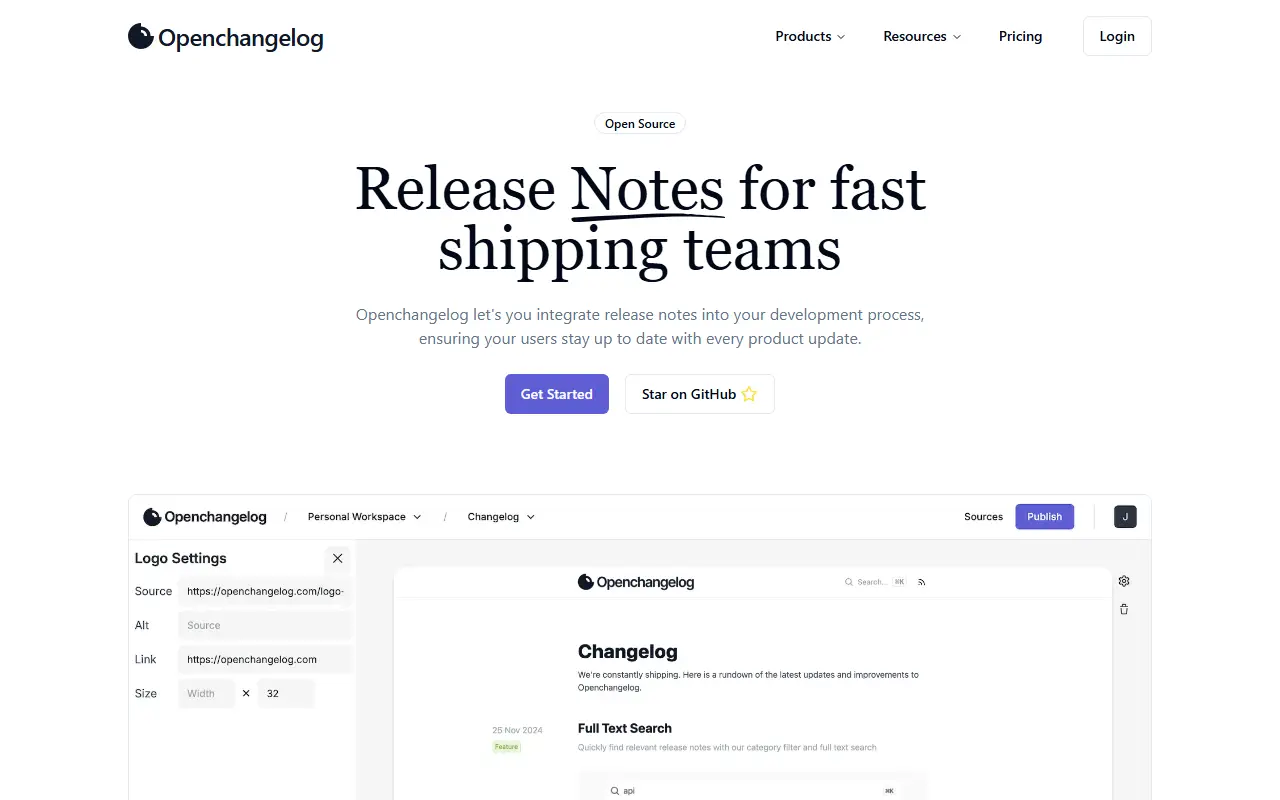 Openchangelog