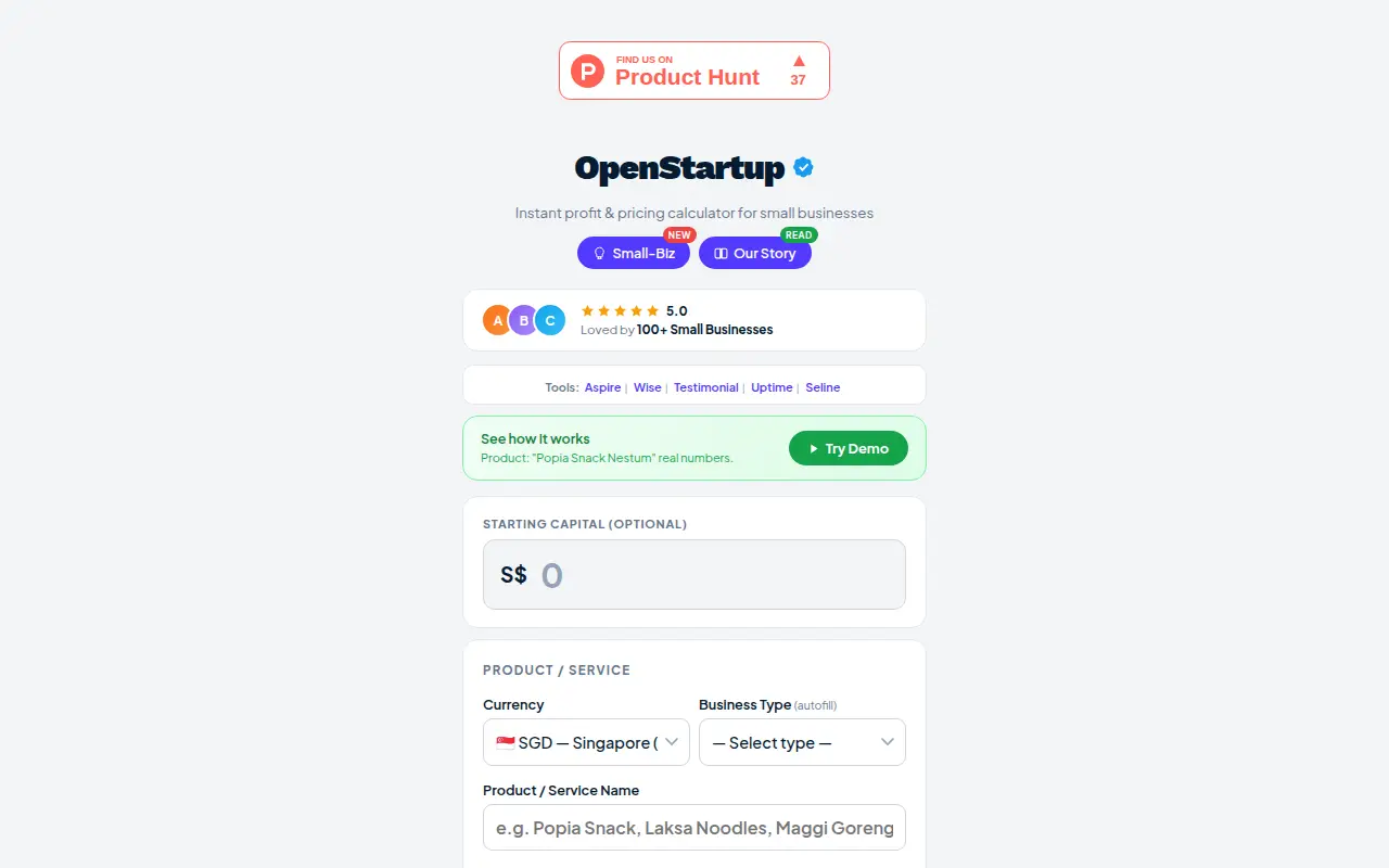 OpenStartup 