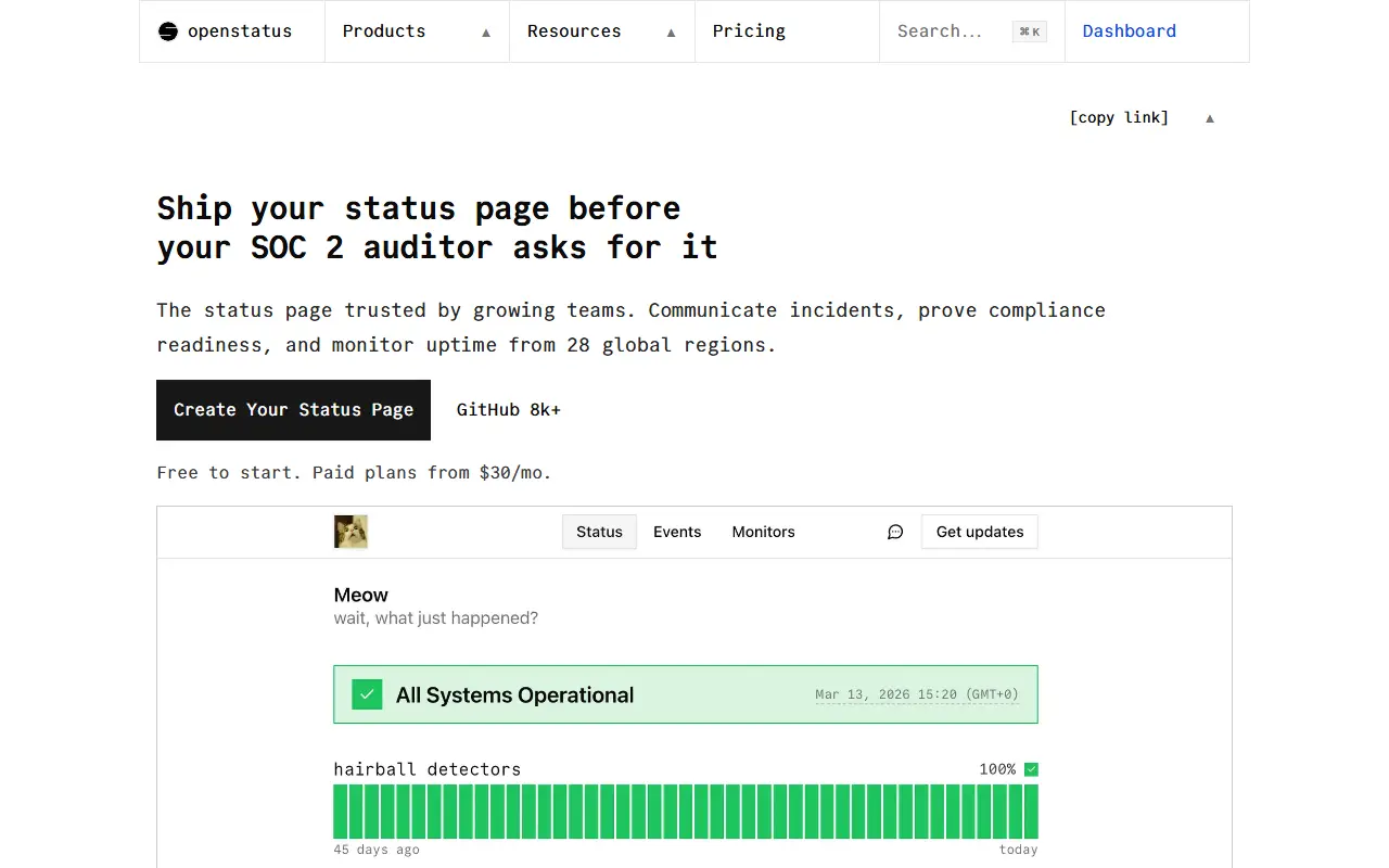 OpenStatus
