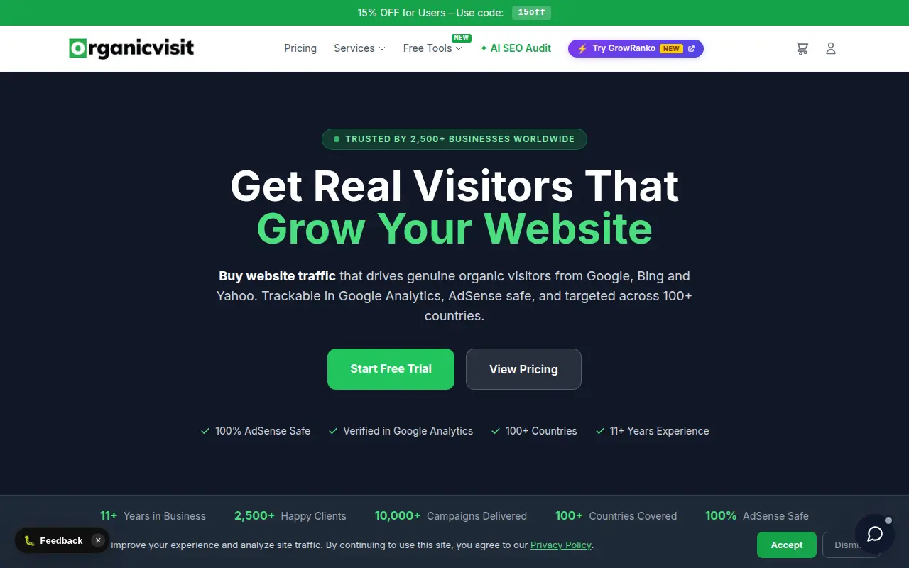 Organic Traffic SaaS