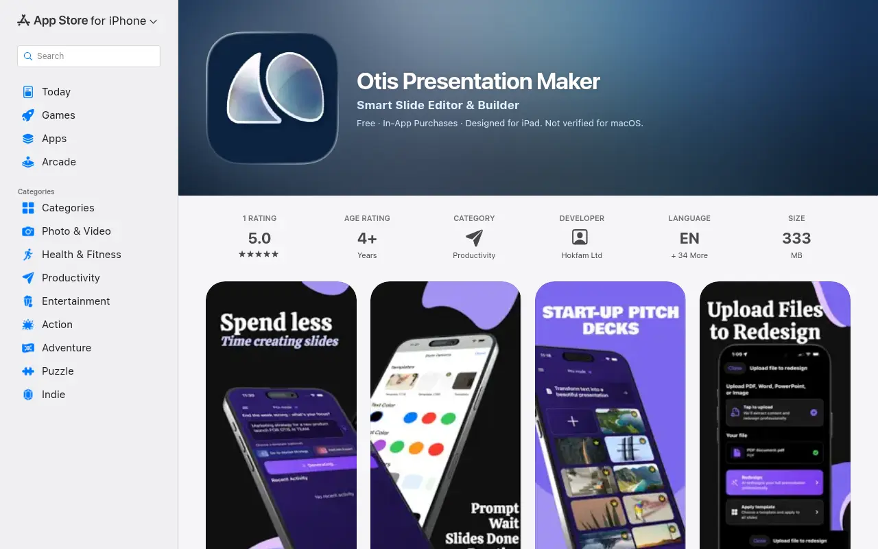 OTIS - AI Presentation Builder