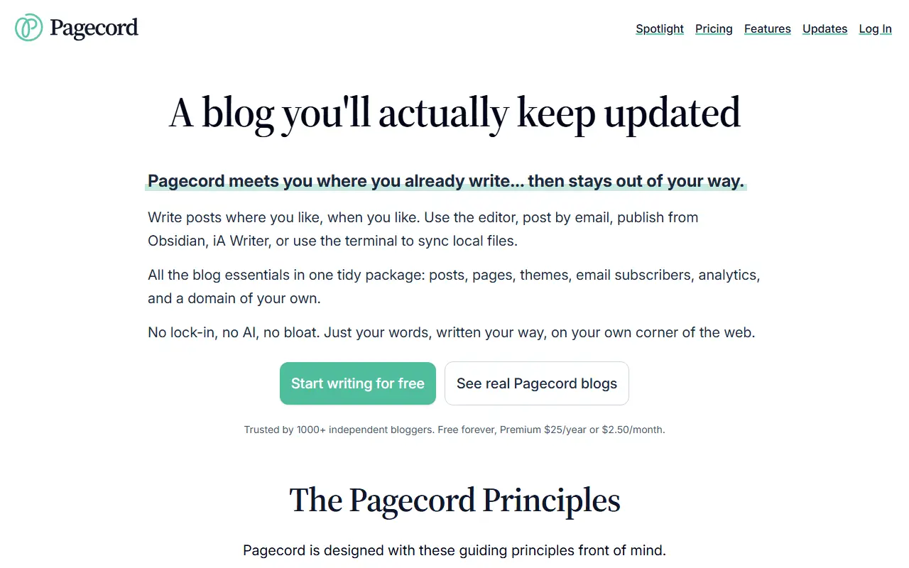 Pagecord