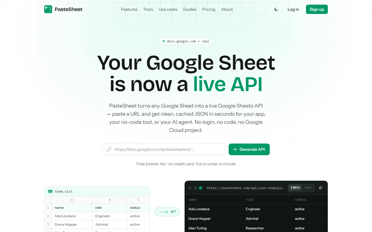 PasteSheet